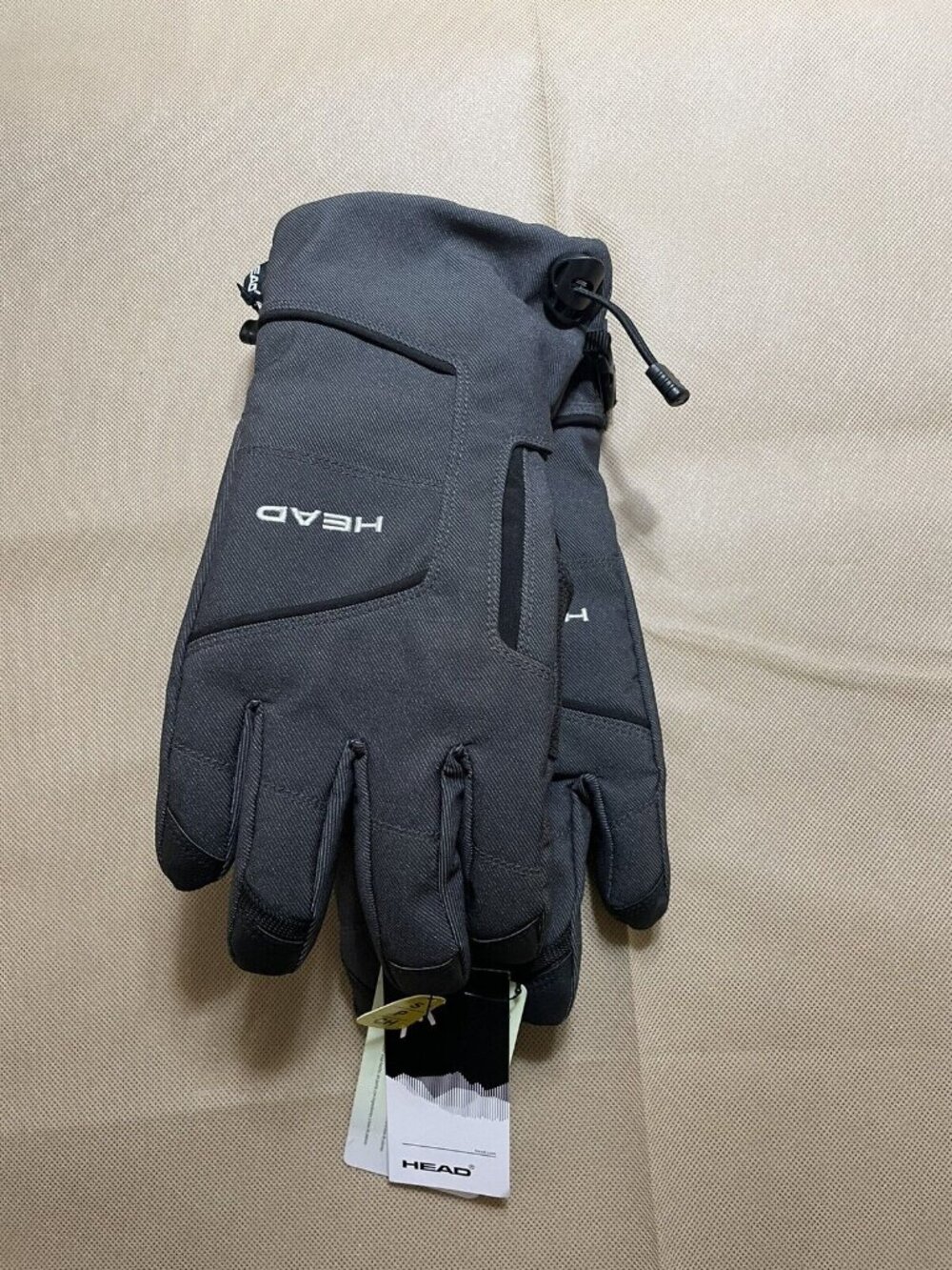 Head Gloves Size - M Color Gray
